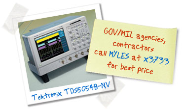 Tektronix TDS5054B - GOV/MIL agencies, contractors call EARL at x3733 for  best price